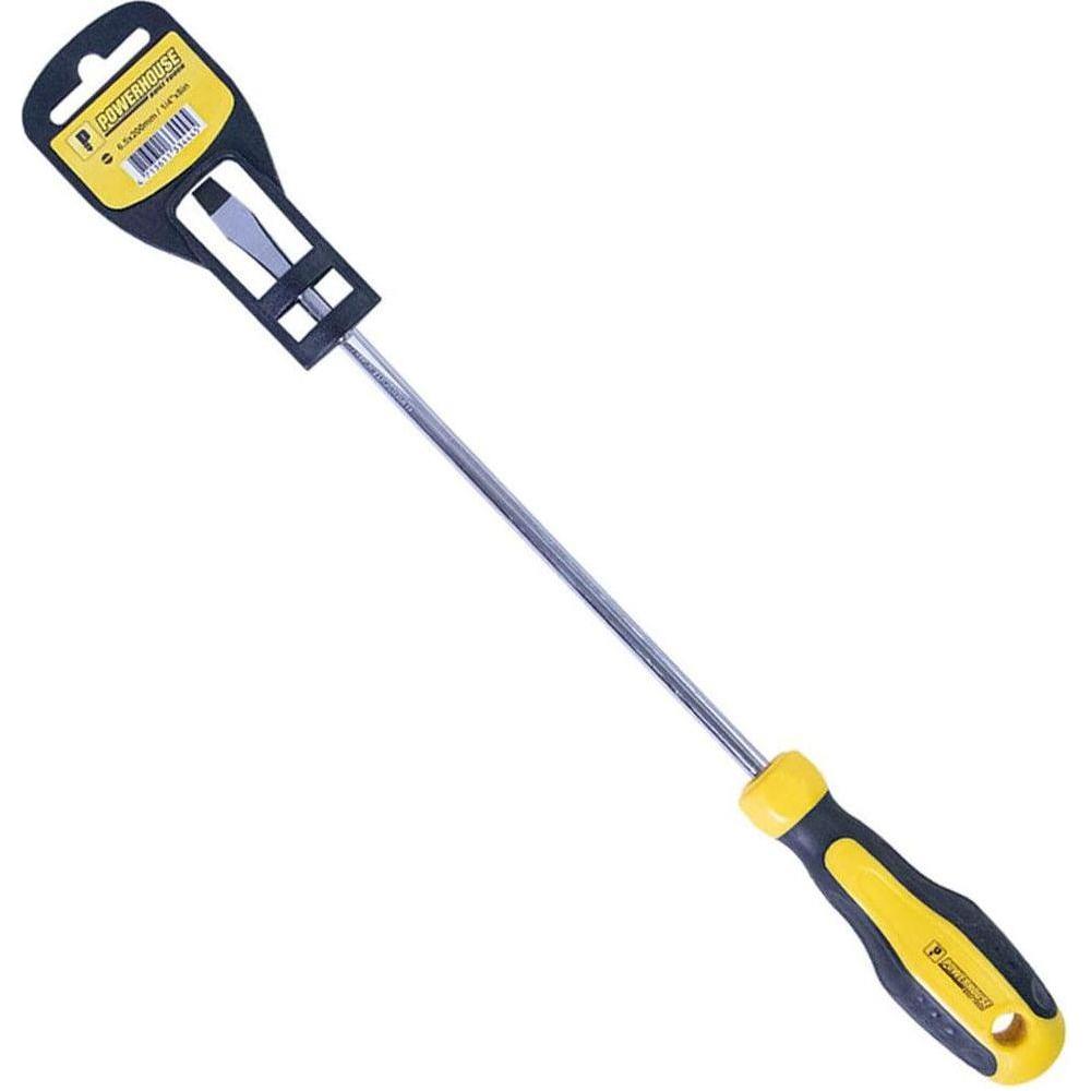Powerhouse Cushion Grip Flat Screwdriver (-) | Powerhouse by KHM Megatools Corp. Powerhouse Cushion Grip Flat Screwdriver (-) | Powerhouse by KHM Megatools Corp.